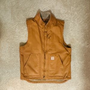 Carhartt Men's Sherpa-Lined Mock Neck Vest